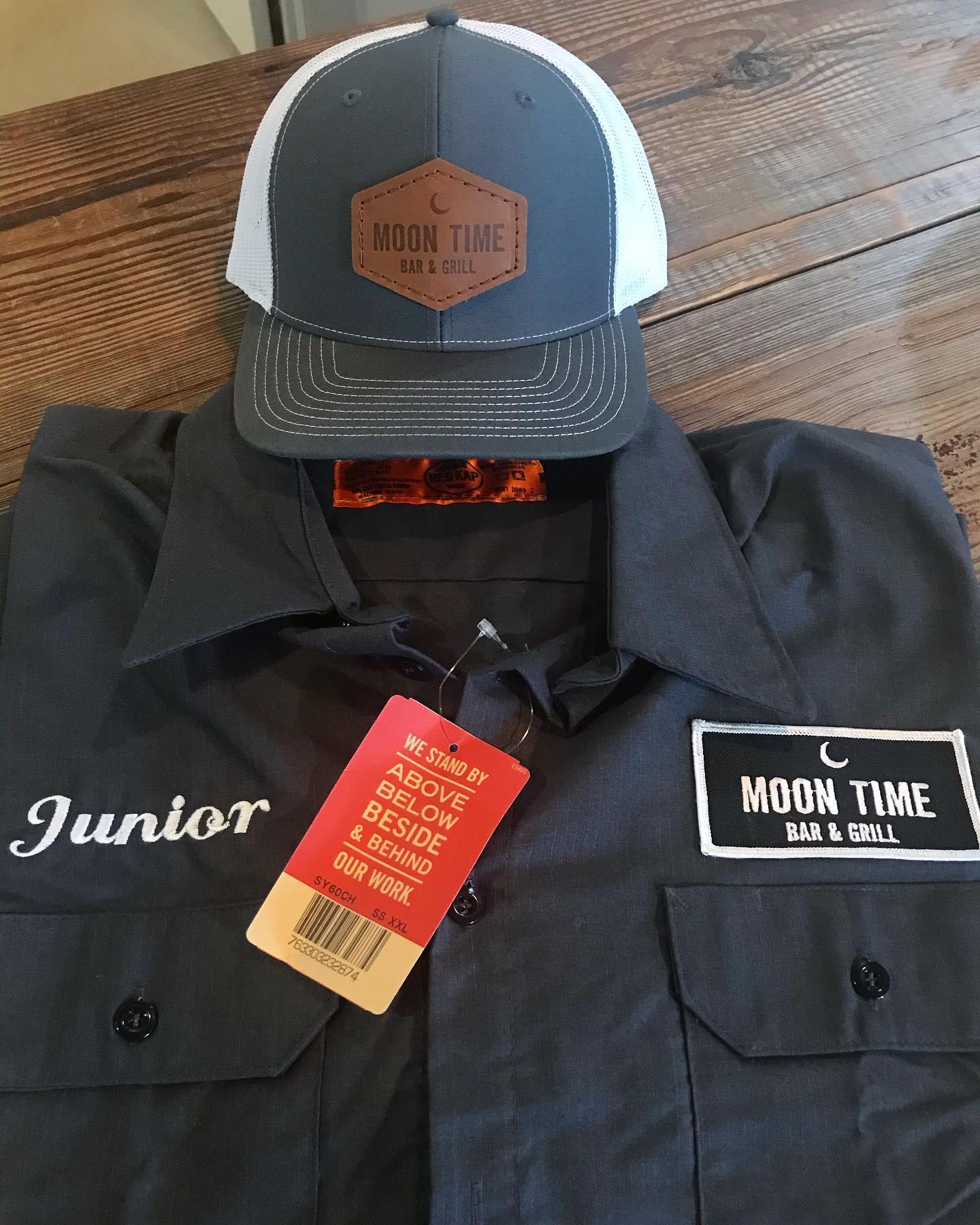 Moon Time Bar & Grill Work Shirts