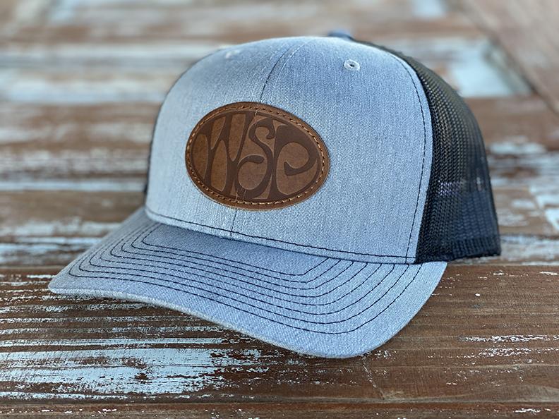 WSP Leather Patch Trucker Hat | Bravefriend Apparel and Design