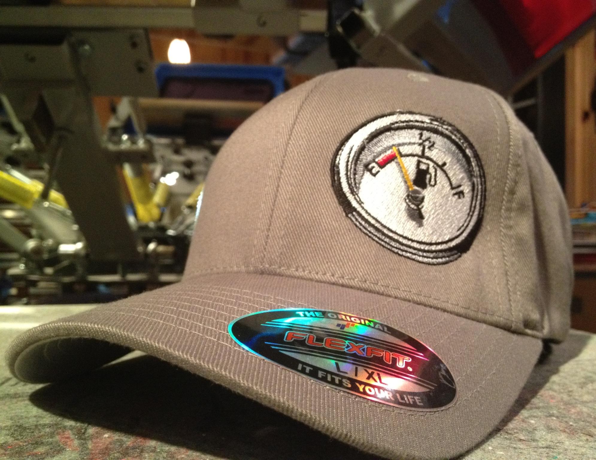 Hats with logos on the new arrivals side
